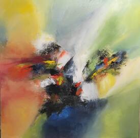 Lysiane Portal - Symphonie 70x70 cm