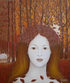 Mado POURTIN MOUSNIER - Au-delà du paysage - Huile sur toile - 60X70 - Disponible