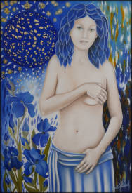 Mado POURTIN MOUSNIER - Respiration - Huile sur toile - 38X55 - Disponible