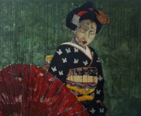 Josep POZO - SERIE GEISHA 00016 150X122CM WOOD