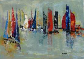 dany Prudhomme - Les Voiles Grises70 X 50.JPG