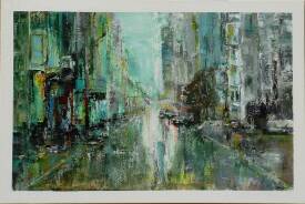 Dany PRUDHOMME - fun ville  120x80 vendu