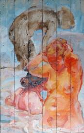 Witold PYZIK - Baigneuses-120 x 75 cm, 2001 Saintes, Pyzik.jpg