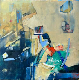 Corinne RAYNAL - LE MUR DES GEOMETRIES