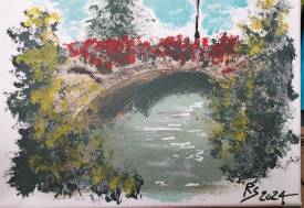 Stéphane REBEVIL - Pont fleuri