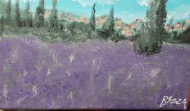Stéphane REBEVIL - Lavandin et village