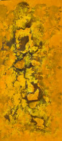 Dominique REBOUX - Arlequin : Acrylique Technique mixte 2019 : 100 x 50 cm.jpeg