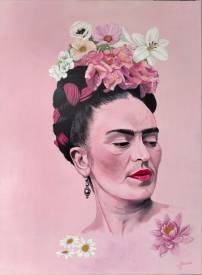  Richy Wam K - Frida Kahlo et fleurs - 2022.jpg