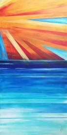 Anne ROBIN - Les couleurs du ciel peinture acrylique