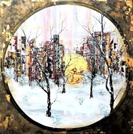 Anne ROBIN - Entre les tours grand format paysage urbain