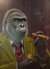 Jean Claude ROBLES - Le gorille au cigare