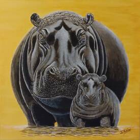 Jean Claude ROBLES - Hippopotames.jpg