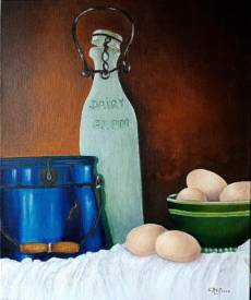 Christian Charles ROIGT - old bottle of milk and eggs.jpg