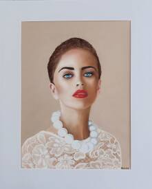 Rolande Cébollada - ROLCE Pastel - Femme au collier.jpg