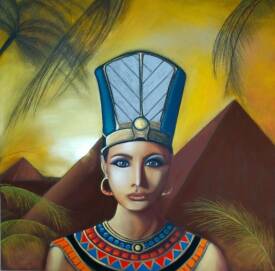 Rolande Cébollada - ROLCE Pastel - LE SECRET DES PYRAMIDES.JPG