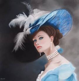 Rolande Cébollada - ROLCE Pastel - Elégante bleue.jpg