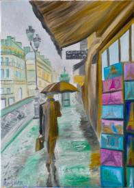 Anne ROUSSEL - Rain in Paris