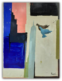 Philippe ROUSSEL - Le pigeon bleu - 97x130cm.jpg