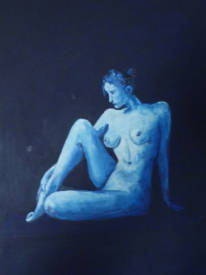 Georges RUAULT - Nu Bleu Monochrome (08)