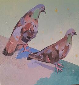 Didier SABY - 2 pigeons 2