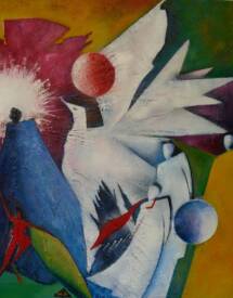 Nicole SADIN - 1-162-106.OISEAU DE PARADIS  100X80.jpg