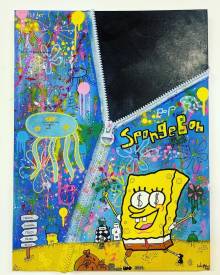 Walid SAHRAOUI - Toile L'ouverture Spongebob