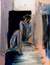 Jean-Claude SALOMON - 007 Femme lascive - Huile sur toile - 130 x 97 cm - 2002.jpg