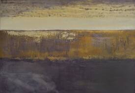 Sabine SAMÉLÉ - Série "Jaunes silence"  Acrylique sur toile 65 x 92- Disponible -