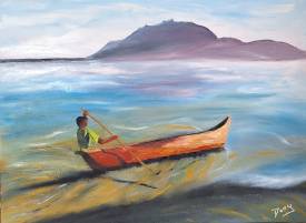 Dany SANTELLI - "Pêcheur sur le lac Malawi"