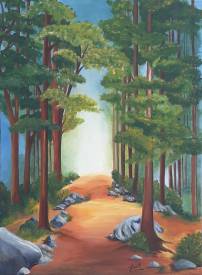 Dany SANTELLI - "Promenade en forêt"