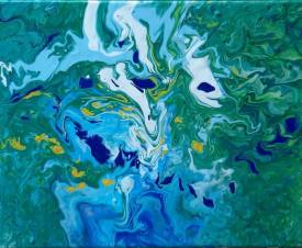 Dany SANTELLI - "Pouring vert"