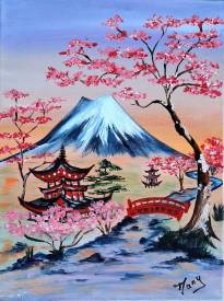 Dany SANTELLI - "Paysage Japonais"