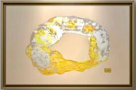 Saloua SARHIRI - Le silence doré, l'infinie écume argentée autour du vide sacré.jpg