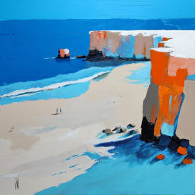 Virginie SCHROEDER - CRIQUE ET FALAISE 80X80 ACRYL.jpg