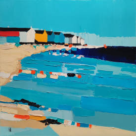 Virginie SCHROEDER - MAISONS COLOREES SUR LE PORT 60X60 ACRYL.jpg
