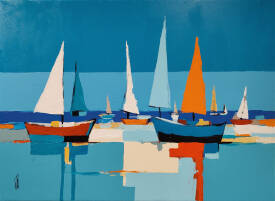 Virginie SCHROEDER - SORTIE EN MER 100X73 CM.jpg