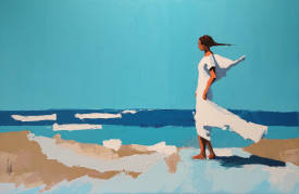 Virginie SCHROEDER - JEUNE FILLE AU VENT 100X65 CM ACRYL.jpg