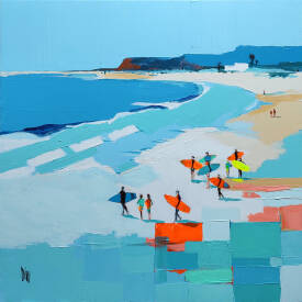 Virginie SCHROEDER - RIDERS DE LA COTE 60X60 ACRYL.jpg