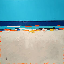Virginie SCHROEDER - PLAGE AU SILENCE 80X80 ACRYL.jpg