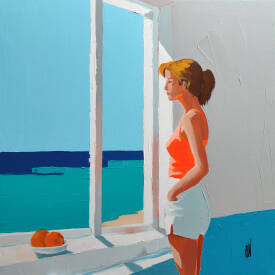 Virginie SCHROEDER - PAUSE ESTIVALE 80X80 CM ACRYL .jpg
