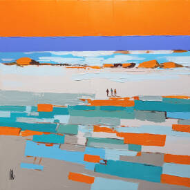 Virginie SCHROEDER - SALUTATION AU SOLEIL 60X60 ACRYL.jpg