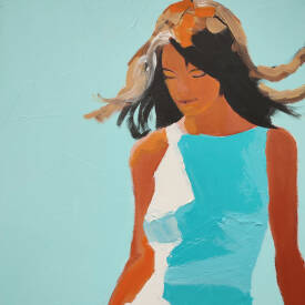 Virginie SCHROEDER - JOUR DE PLAGE 120X120 ACRYL DETAIL.jpg