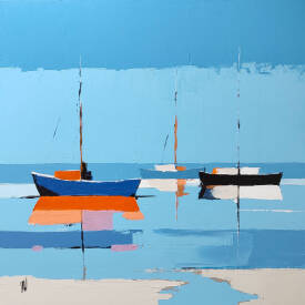 Virginie SCHROEDER - CALME OCEAN 80X80.jpg