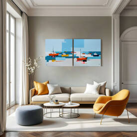 Virginie SCHROEDER - PECHE-EN-MER-DIPTYIQUE-80X80X2-ACRYL-ROOM3.jpg