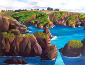 Sophie SIROT - L'entrée de Port Goulphar (Vendue)