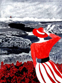 Sophie SIROT - La Pointe des Poulains par noroît - 2025