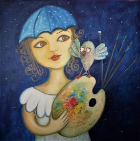 Brigitte Conan - STEVA - L'inspiration 60x60 cm.JPG