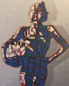 Christophe STREICHENBERGER - Baigneuse au ballon 100x81cm.JPG