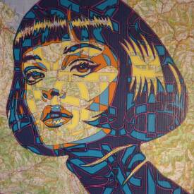 Christophe STREICHENBERGER - Mapgirl 60x60cm.JPG