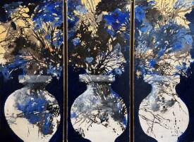 Olivier SUIRE VERLEY - 8  les bouquets triptyque 100x75.jpg
